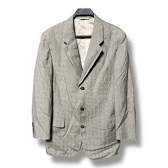 J.CREW ジェイクルー 90s 巨人タグ 3B シングル テーラードジャケット グレンチェック 背抜き 紳士 上着 メンズ サイズS グレー 秋 ゴーゴー古着久喜倉庫店 45 No.K2819