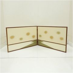 美術品・アンティーク・コレクション 駕洛窯 清水久嗣造 伊羅保掛分茶碗（