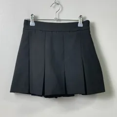 チコ Chico ワイド プリーツ ミニスカート【F】ブラック系／黒系