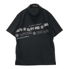 サイズ：3 G/FORE ジーフォア  ハーフジップ 半袖Tシャツ  ブラック系 [240101771672] ゴルフウェア メンズ ストスト