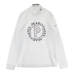 サイズ：3 PEARLY GATES パーリーゲイツ  モックネック 長袖Tシャツ  ホワイト系 [240101772293] ゴルフウェア メンズ ストスト