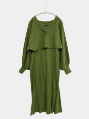 Heather ヘザー アンサンブル F グリーン レディース