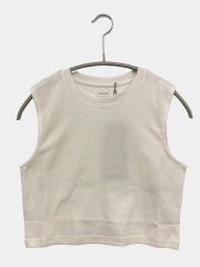MUSINSA STANDARD ノースリーブ S ホワイト レディース