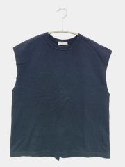 BEAUTY&YOUTH UNITED ARROWS ビューティアンドユースユナイテッドアローズ スウェット ブラック コットン スウェット 無地 袖なし レディース