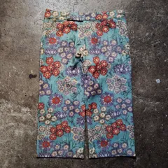 Yohji Yamamoto ウール フラワー 花柄 クロップドパンツ 総柄 ヨウジ ヤマモト 04aw 2004aw