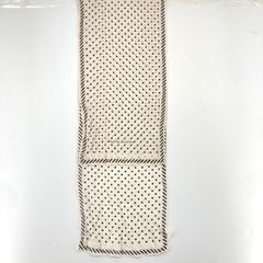 美品 PIERRE BALMAIN/ピエールバルマン 絹100% シルク スカーフ/ストール ドット柄 アイボリー系 C-TK 1850[OP00928]