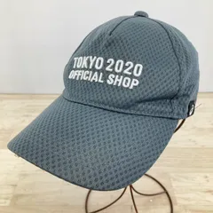 asics/アシックス 東京2020 オフィシャルショップ キャップ グレー メッシュ素材 TOKYO 2020 OFFICIAL SHOP 帽子[OV00289]