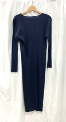 PLEATS PLEASE プリーツプリーズ ISSEY MIYAKE PP43-JH155-79 ワンピース ネイビー サイズ5