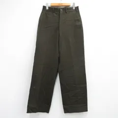 W30/古着 ビンテージ ミリタリー パンツ メンズ 50年代 50s フラップポケット ウール カーキ【spe】 26sep08