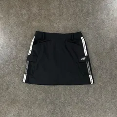 NEW BALANCE GOLF ニューバランスゴルフ カーゴ スカート サイドロゴテープ マルチポケット ブラック レディース