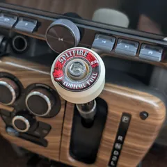【シフトノブ】スケボーウィールノブ　F4/99コニカル・コニカルフル　Spitfire × BENOVA オリジナル金属パーツ（M12×P1.25、M8×P1.25対応）スピットファイヤー×べノヴァ　（AT・MT・ハイエース）