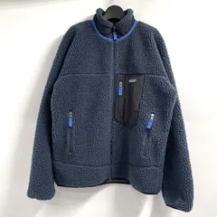 【中古】Patagonia Classic RetroX フリースジャケット ネイビー サイズL 23056FA19 パタゴニア[17]