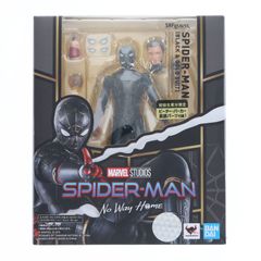 첫회 특전 소면 파츠 부속 S.H.Figuarts(피규아트) 스파이더맨[블랙 & 골드 슈트](스파이더맨:노·웨이·홈) 완성품 가동 피규어 밴다이스피리츠