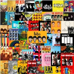 135枚セット ザ・ビートルズ ステッカー ミニサイズ（3.5〜4.0cm）防水 ビニール製 シール The Beatles 大容量 ロック バンド アニメ アルバムジャケット スマホケース パソコン ギター ノート 小物 デコレーション用 Z291