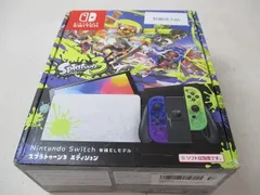 中古品 ゲーム Nintendo switch ニンテンドースイッチ 本体 HEG-001 有機ELモデル スプラトゥーン3エディション 動作品 箱・周辺機器付き