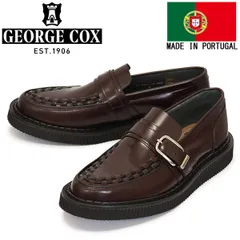GEORGE COX (ジョージコックス) HATTON Monk Loafer EVAソール レザーローファーシューズ 030 Oxblood UK9.5-約28.5cm