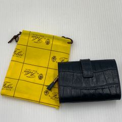 極美品】フェリージ 909 名刺入れ クロコ 型押し レザー カードケース