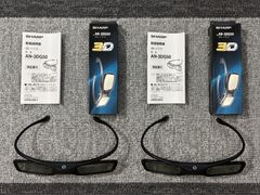 SHARP AN-3DG50 3Dメガネ 2個セット 箱・取扱説明書付き 動作確認済み