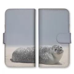 iPhone18 ProMAX ケース 手帳型 アイフォン18プロマックス スマホケース 携帯ケース アザラシ ゴマフアザラシ あざらし 幼稚園 動物 アニマル 写真 可愛い かわいい スマホカバー カラー04