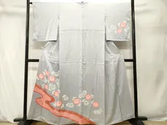 平和屋着物■訪問着　絞り　万寿菊　金彩　正絹　逸品　CABM1654ev