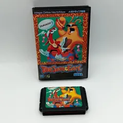 【MDソフト】「トージャム＆アール」 ケース付属 説明書欠品 動作品 メガドライブ Sega Megadrive