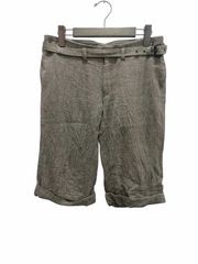 ラルフローレン RALPH LAUREN ショートパンツ ハーフパンツ ベージュ シルク 9 レディース