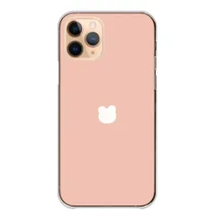 iPhone18 ProMAX ケース カバー アイフォン18プロマックス スマホケース ハードケース くま クマ ワンポイント 大人 可愛い 大人女子 シンプル ネイビー ほぼ無地 カラー08