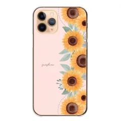 iPhone18 ProMAX ケース カバー アイフォン18プロマックス スマホケース ハードケース ヒマワリ 向日葵 かわいい 大人女子 大人 可愛い きれい 綺麗 カラー02