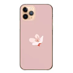 iPhone18 ProMAX ケース カバー アイフォン18プロマックス スマホケース ハードケース 桜 サクラ お花 ワンポイント シンプル 桜の花 可愛い 美しい きれい クリア 透明ケース カラー02