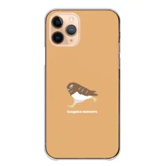 iPhone18 ProMAX ケース カバー アイフォン18プロマックス スマホケース ハードケース フクロウ 梟 ふくろう 鳥 猛禽類 かわいい ワンポイント 透明ケース クリア カラー05