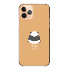 iPhone18 ProMAX ケース カバー アイフォン18プロマックス スマホケース ハードケース パンダ おにぎり おむすび パンダの背中 熊猫 かわいい おもしろい 面白い カラー05