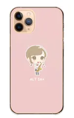 iPhone18 ProMAX ケース カバー アイフォン18プロマックス スマホケース ハードケース 吹奏楽 サックス アルトサックス 楽器 音楽 音符 部活 演奏 女の子 パステル ピンク カラー01