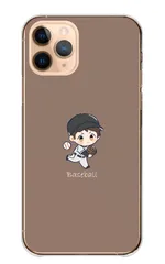iPhone18 ProMAX ケース カバー アイフォン18プロマックス スマホケース ハードケース 野球 ベースボール 部活 男の子 ピッチャー スポーツ イラスト かわいい カラー05