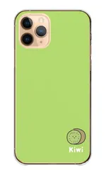 iPhone18 ProMAX ケース カバー アイフォン18プロマックス スマホケース ハードケース キウイ フルーツ かわいい スマイル にこちゃん ゆるい ゆるキャラ パステル グリーン カラー07