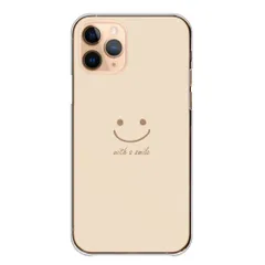 iPhone18 ProMAX ケース カバー アイフォン18プロマックス スマホケース ハードケース スマイル ニコちゃん にこちゃん 笑顔 流行り グレージュ ピンク カラー02