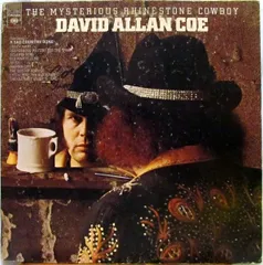 LP David Allan Coe Mysterious Rhinestone Cowboy KC32942 	Columbia