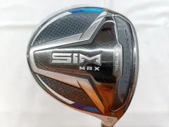 テーラーメイド　SIM MAX　18度　ツアーAD XC-6　Sフレックス　フェアウェイウッド　中古　ゴルフドゥ！福山王子店【最短即日発送】