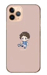 iPhone18_Pro ケース カバー アイフォン18プロ スマホケース ハードケース サッカー部 男の子 部活男子 スポーツ イラスト かわいい ワンポイント カラー01