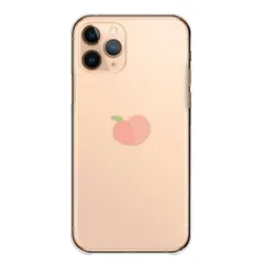 iPhone18_Pro ケース カバー アイフォン18プロ スマホケース ハードケース 桃のスマホケース 桃 モモ ピーチ かわいい かわいい 水玉 クリアケース 透明ケース カラー01