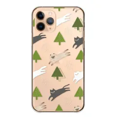 arrows Alpha2 F-51G ケース カバー アローズ アルファ2 スマホケース ハードケース 猫 ネコ 絵本 北欧柄 イラスト かわいい 大人 おしゃれ クリアケース 透明ケース カラー04