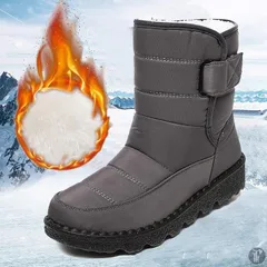 暖かい スノーブーツ 即購入OK スノーシューズ レディース ブーツ ムートンブーツ 裏起毛 冬 雨 雨用 雪 雪用 防水 防滑 撥水