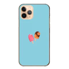 arrows Alpha2 F-51G ケース カバー アローズ アルファ2 スマホケース ハードケース アイス かわいい アイスキャンディー ワンポイント 透明ケース クリアケース カラー01