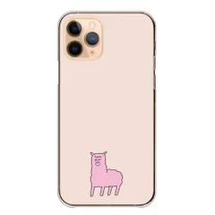 arrows Alpha2 F-51G ケース カバー アローズ アルファ2 スマホケース ハードケース アルパカ ラマ 動物 おもしろい かわいい 可愛い イラスト ピンク ブルー カラー02
