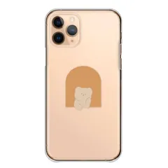 arrows Alpha2 F-51G ケース カバー アローズ アルファ2 スマホケース ハードケース くま クマ テディベア くまさん クリアケース 透明ケース かわいい 流行 カラー03