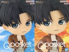 [Used] Figures, complete set of 2 types Attack Titan"Q posket - Levi - vol.2