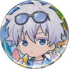 [Used] Badge/Pin A.Satoru Gojo(Drink) Can Badge "Marukuji Jujutsu Kaisen Aloha vibes" Small Luck 05