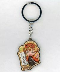 [Used] Miscellaneous Goods Zenitsu Agatsuma(Sudden) Metal Keychain "Demon Slayer: Kimetsu no Yaiba" Fukuoka Limited Edition