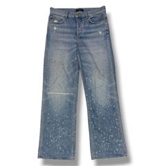 ポ*ス様 BALENCIAGA 21AW スラッシュドルーズフィットデニムパンツ 国内正規 BALENCIAGA 21AW Slashed Loose Fit Pants スラッシュ