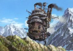 [중고] 엽서 2. 하울이 움직이는 성(낮) Art of Ghibli(엽서) [하울이 움직이는 성]