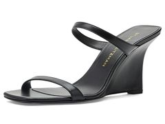 スチュアート ワイツマン レディース シューズ ヒール Stuart Weitzman Vinnie Wedge Slides Black ブラック